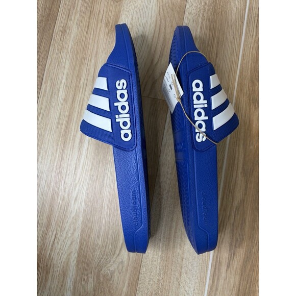 Adidas Adilette Comfort Slides Men Size 12 Style GV1048 Royal Blue White New Box main image 10
